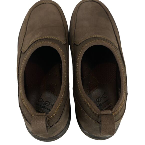 B.O.C by Born Concept Sneakers Mens 7M Brown Leather Comfort Round Toe Slip On - Picture 11 of 11